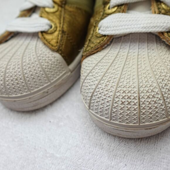 Custom Adicolor Adidas Superstar Gold Sneakers Size US Men\'s 7/Women\'s 8.5 main image 4